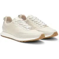 HUGO Baskets style chaussures de course à détail en zigzag