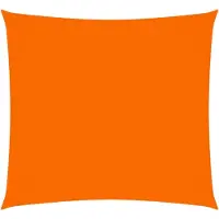vidaXL Voile de parasol tissu oxford carré 5x5 m orange