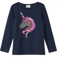 s.Oliver T-Shirt bleu marine / rose / argent