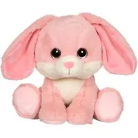GIPSY TOYS Peluche Puppy Eyes Pets - - Lapin rose - 22 cm