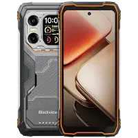 Blackview BV6200 Plus (6.56" - NFC - 256 Go, 8 Go RAM - 11 000 mAh) Orange (256 Go, Orange, 6.56", Double SIM, 4G), Téléphone portable, Orange