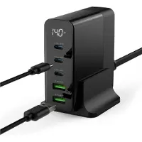 Ansmann DC5140PD Chargeur de bureau 140W avec écran