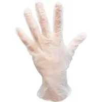 BJZ A-2807 Gant ESD antistatique, sans latex, non poudré Taille de robe : S PVC (S)