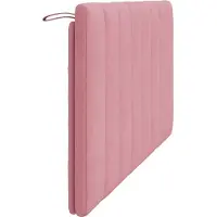 vidaXL Coussin de tête de lit "Hanko" rose 160 cm velours