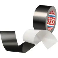 TESA ruban adhésif aluminium 50577 Noir (mat) (L x l) 25 m x 50 mm 50577-00000-01 1 rouleau(x) (50577-00000-01)