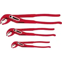 Rothenberger -Lot de 3 pinces multiprises composé des dimensions 7 10 et 12 pouces réf. 70520