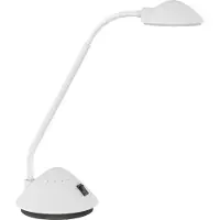MAUL Lampe de table MAULarc LED 3.000 K Pied blanc
