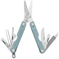 Leatherman LTG833036 MICRA ARCTIC NONE outil multifonction, acier, bleu-gris, 10 fonctions