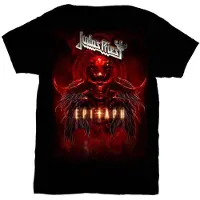 Judas Priest T-shirt Epitaph Red Horns Unisex Black S