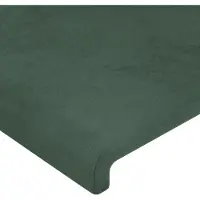 vidaXL Têtes de lit 4 pcs. Vert foncé 80x5x78/88 cm velours