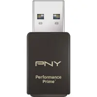 PNY Performance Prime Micro Sd Card, Lecteur de carte mémoire, Noir