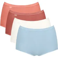 Sloggi Culotte bleu clair / pêche / rouge feu / blanc