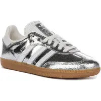 Adidas Originals Baskets basses 'Samba' argent / blanc