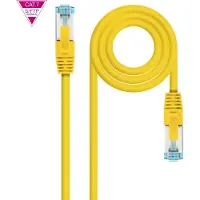 Nanocable 10.20.1701-y Rj45 Sftp 1 M Cat7-câble réseau jaune jaune One Size