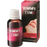 Cobeco Yummy Cum Drops - complément alimentaire homme - gouttes - 30ml