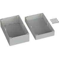 TRU COMPONENTS Boîtier universel 250 x 160 119 ABS gris clair RAL 7035 1 pce (Boîtier), Accessoires électroniques + boîtier, Gris