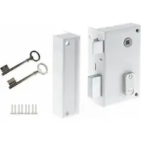 Yale Serrure applique de grille et portail verticale monopoint ouvrant gauche