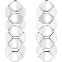 Breil Boucles d'oreilles 'Hexagonia' argent