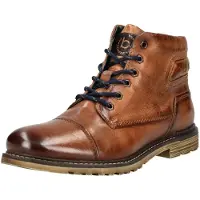 Bugatti Bottines à lacets cognac