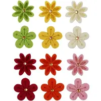 Creotime Felt Flowers (3 x 3 cm)