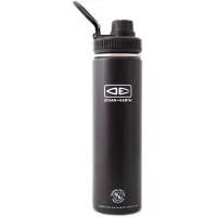 Ocean & Earth Screw Top Lid 720ml Thermal Bottle Noir
