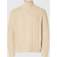 Selected Col Roulé Homme Beige S