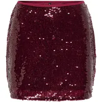 ONLY Jupe rouge rubis