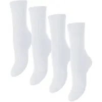 Pieces Chaussettes 'PCMarta' blanc
