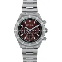 Breil Montre à affichage analogique marron / argent