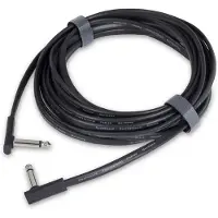 Rockboard Câble Instrument Plat 6 M Coudé/Coudé - Black