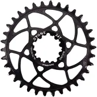 Stone Direct Mount Sram Mtb 3 Offset Chainring Argenté 34t