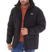 Trespass Veste Matelassée Imperméable Farsley Homme Noir