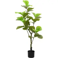 vidaXL Ficus artificiel 30 feuilles 125 cm vert
