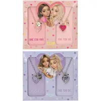TOPModel - BFF Necklace Set (413655), Bandoulière pour smartphone, Or, Violet, Pink, Argent