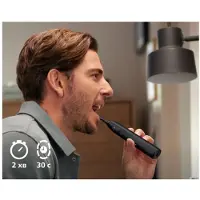 Philips Brosse À Dents Électrique Sonicare Série 5500 - 2 Modes De Brossage Noir Hx7111/01