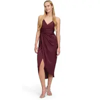 Vera Mont Robe de soirée rouge foncé