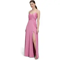 Vera Mont Robe de soirée rose ancienne