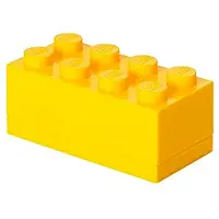 LEGO Boîte de Rangement Lego Mini Brick 8 Jaune