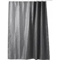 Wenko Rideau de douche anti-moisissure couleur unie - 180 x 200 cm - Noir