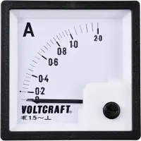 Voltcraft AM-72X72/1A Analog-Einbaumessgerät AM-72X72/1A 1 A Dreheisen (AM-72X72/1A)