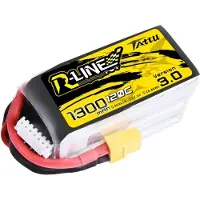 Tattu R-line Version 3.0 1300mah 22.2v 120c 6s1p Xt60 Battery Drone Battery Argenté