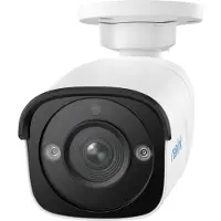 Reolink P320 - Caméra de sécurité extérieure IP PoE 5MP avec détection de personnes/véhicules. Prend en charge les cartes microSD jusqu'à 256 Go.