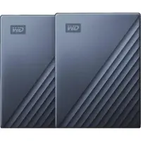 Western Digital WD My Passport for Mac Type-C 2 To Bleu - Lot de 2