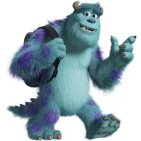 BULLYLAND Figurka Sulley z Uniwersytetu Potworów Disney 7cm - Kolekcjonerska Figurina