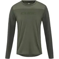 Cube Pro Tm Long Sleeve Enduro Jersey Vert L Homme