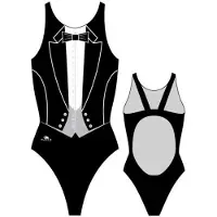 Turbo Smoking Pro Resist Swimsuit Noir 3XL Femme