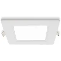 LumenXL Downlight carré 6W avec température de couleur réglable - 120 x 120 mm