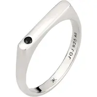 KUZZOI Bague noir / argent