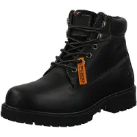 Dockers by Gerli Herren Leder Wander-Stiefel Schwarz