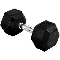 Olive Hex Dumbbell 15kg Argenté 15 kg